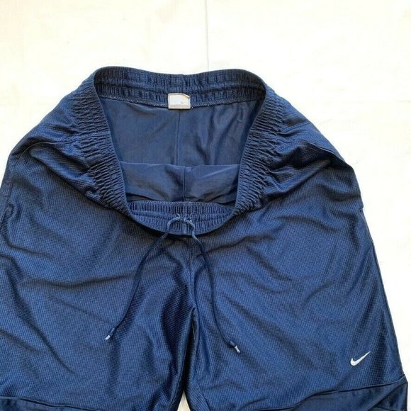 Nike Athletic Basketball Shorts‎ Mens Large Mesh Lined Dazzle Blue Shiny Active - Picture 7 of 12